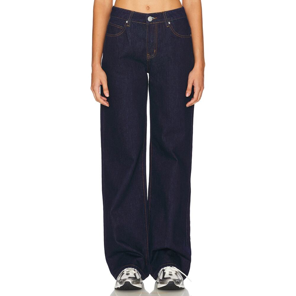 Superdown Laya Baggy Jeans Wideleg Blue Womens Sz XL NWOT, NEW